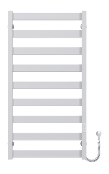 Полотенцесушитель электрический Harmony П9 500х1000 Deffi крашеная сталь (Белый, WD04, Правое подключение)