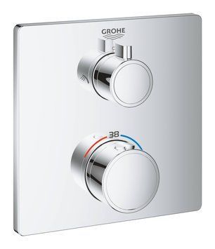 Grohtherm Термостат для душа с переключателем на 2 положения верхний/ручной душ (24079000)
