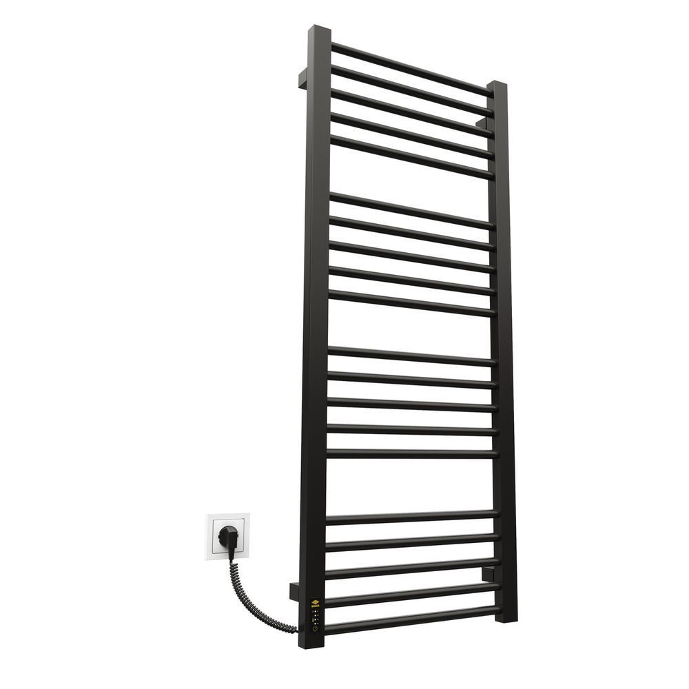 Рушникосушка електрична KOSSER Степ 1200х500/20 EL тайм. чорний