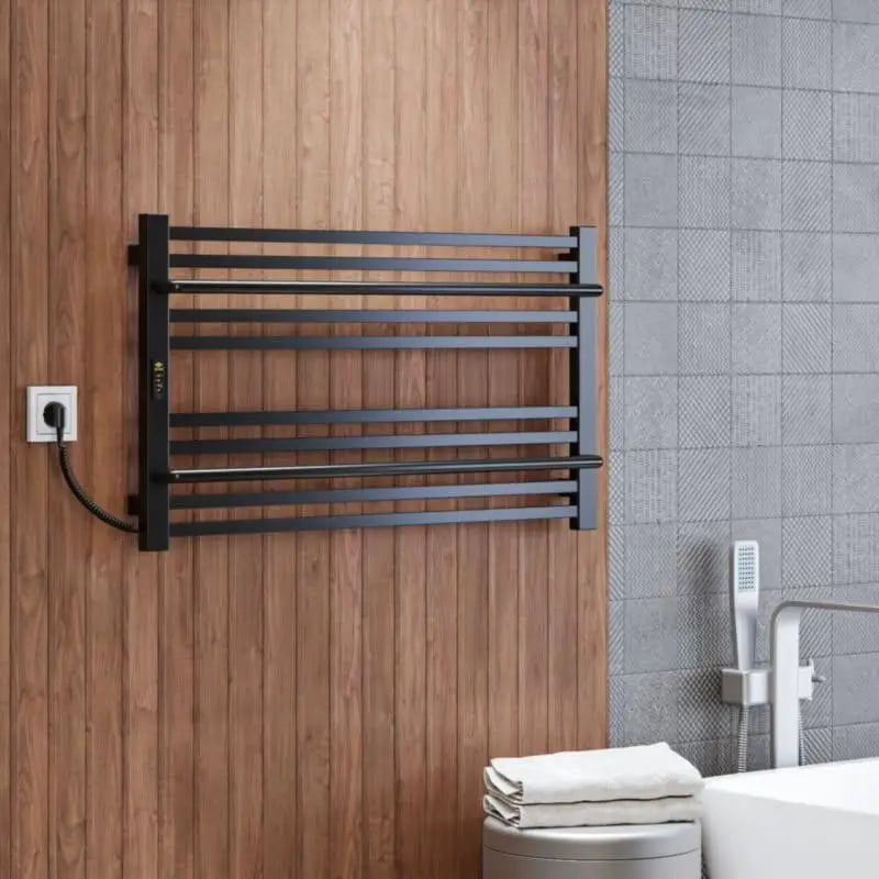 Рушникосушка електрична KOSSER Міра 500х900/10 ER тайм. чорна