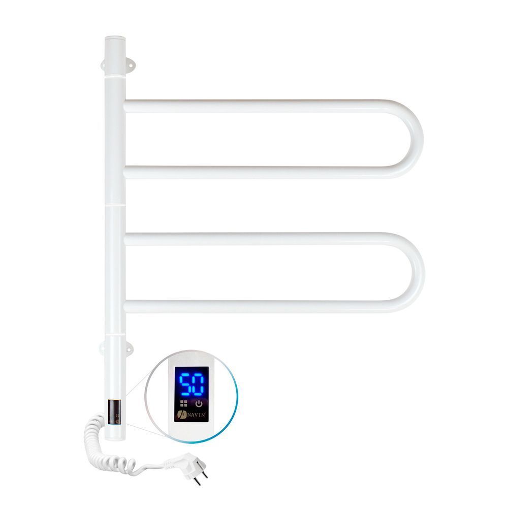 Рушникосушка електрична Navin Fouette 480х600 Sensor з таймером, біла