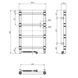 Рушникосушка нержавіюча електрична Navin Retro 500х800 Sensor чорний муар, лівостороння