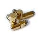 Кран угловой под ТЭН, 1/2"х1/2", под золото, 2 шт
