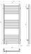 Полотенцесушитель электрический Avast П12 400х1000 Deffi окрашеная сталь (Белый, WD04, Правое подключение)