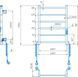 Рушникосушка електрична HF Leeds 570x430 білий мат TR 3.0