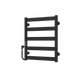 Полотенцесушитель электрический Harmony П5 500х600 Deffi крашеная сталь, черный, JD04, левое подключение