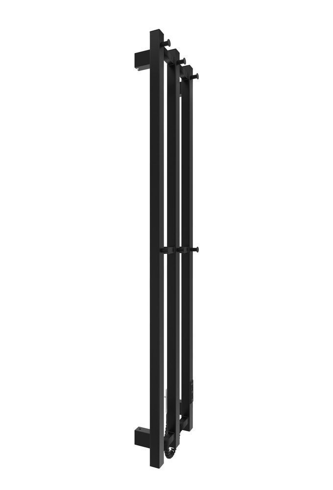 Рушникосушка електрична HF Slim 1170х250 чорний мат