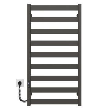 Полотенцесушитель электрический Harmony П9 500х1000 Deffi крашеная сталь (Графит, JD04, Левое подключение)